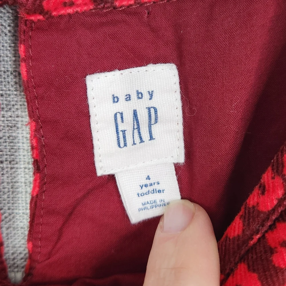 Gap Floral Corduroy Dress